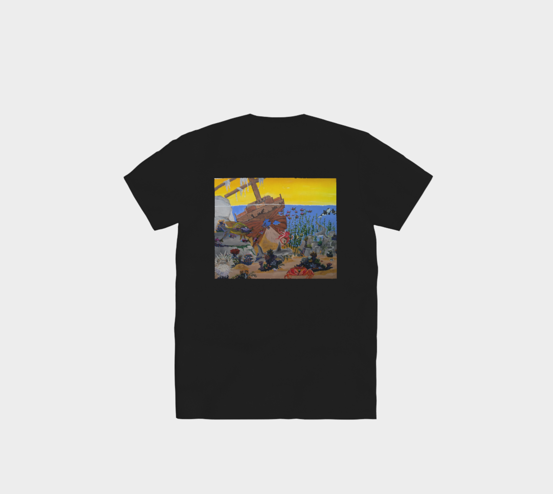 "UNDER the Sea" BURNS Dynasty Collection Black Tee