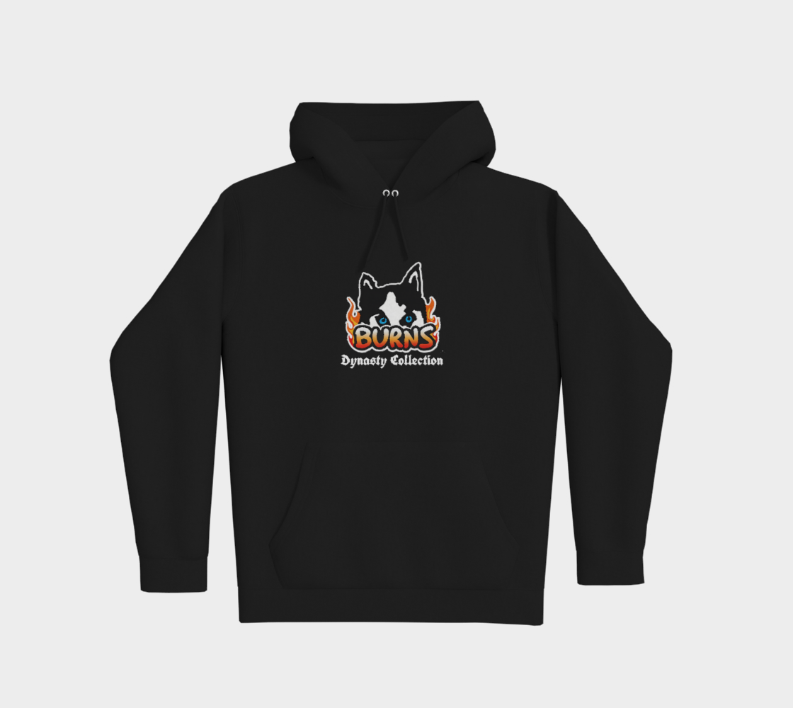 BURNS Dynasty Collection Black "Under the Sea"  Hoodie