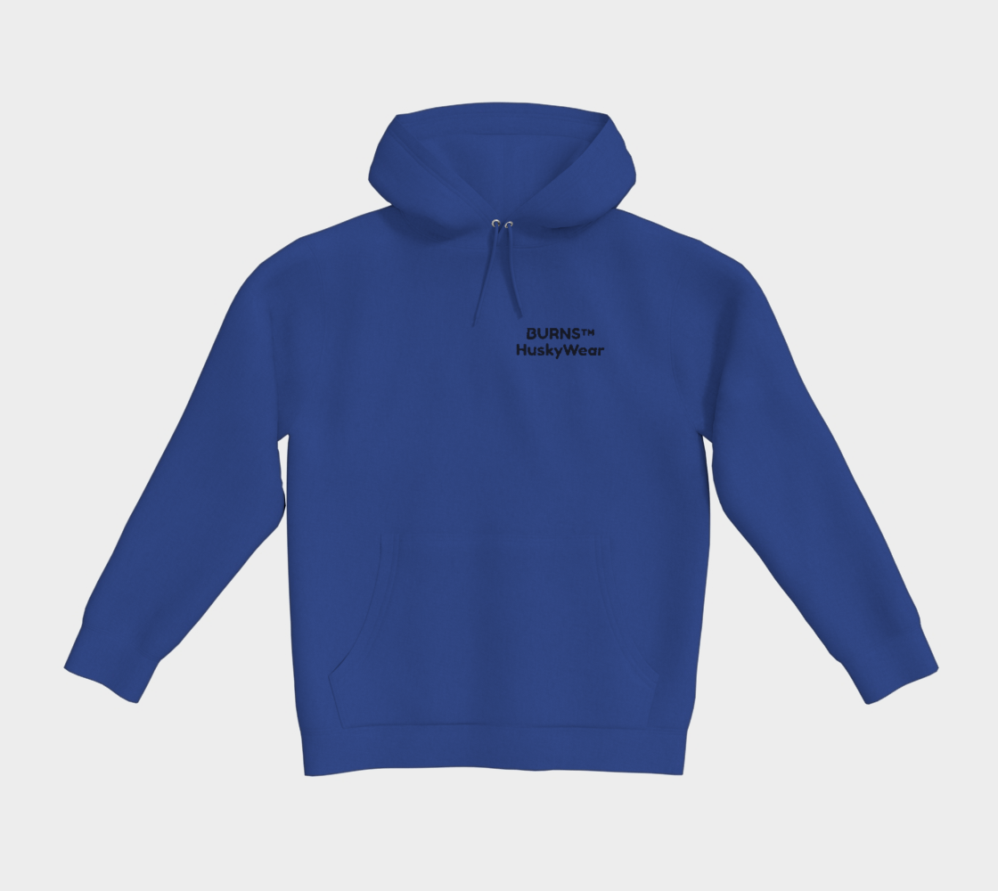 HuskyWear BURNS logo hoddie