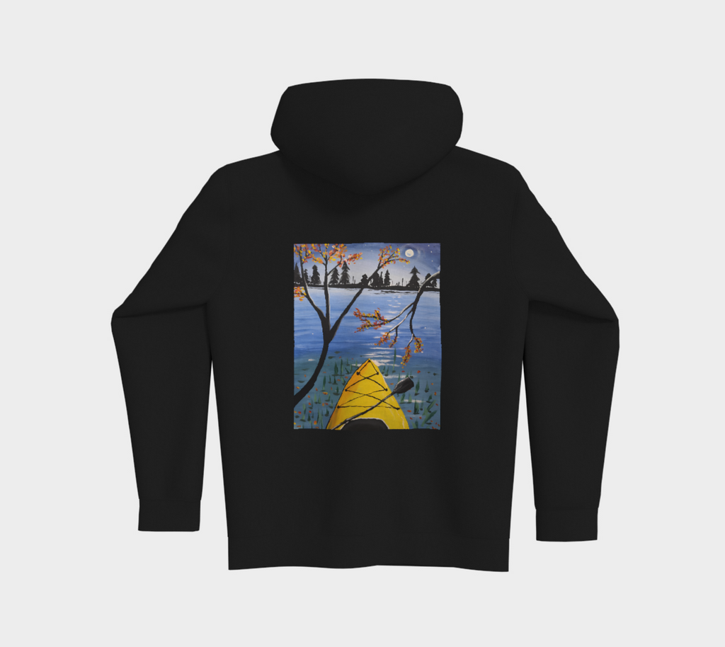 BURNS Dynasty Collection Black "Tranquil Nights"  Hoodie