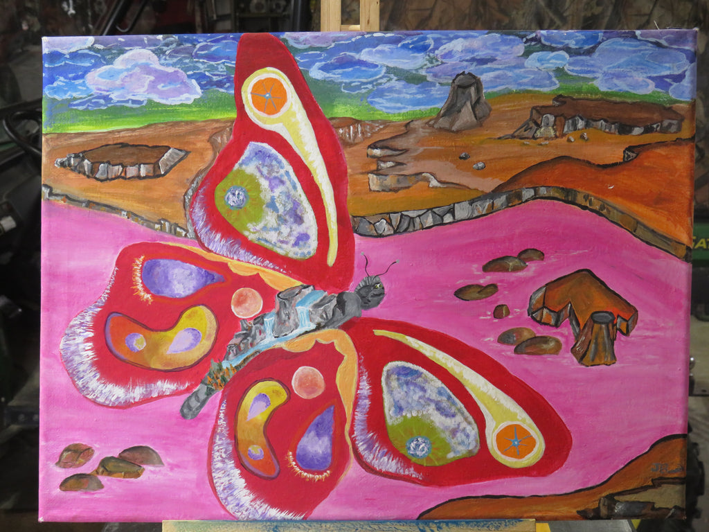 “The Crimson Voyage” 1 of 1 Original Painting