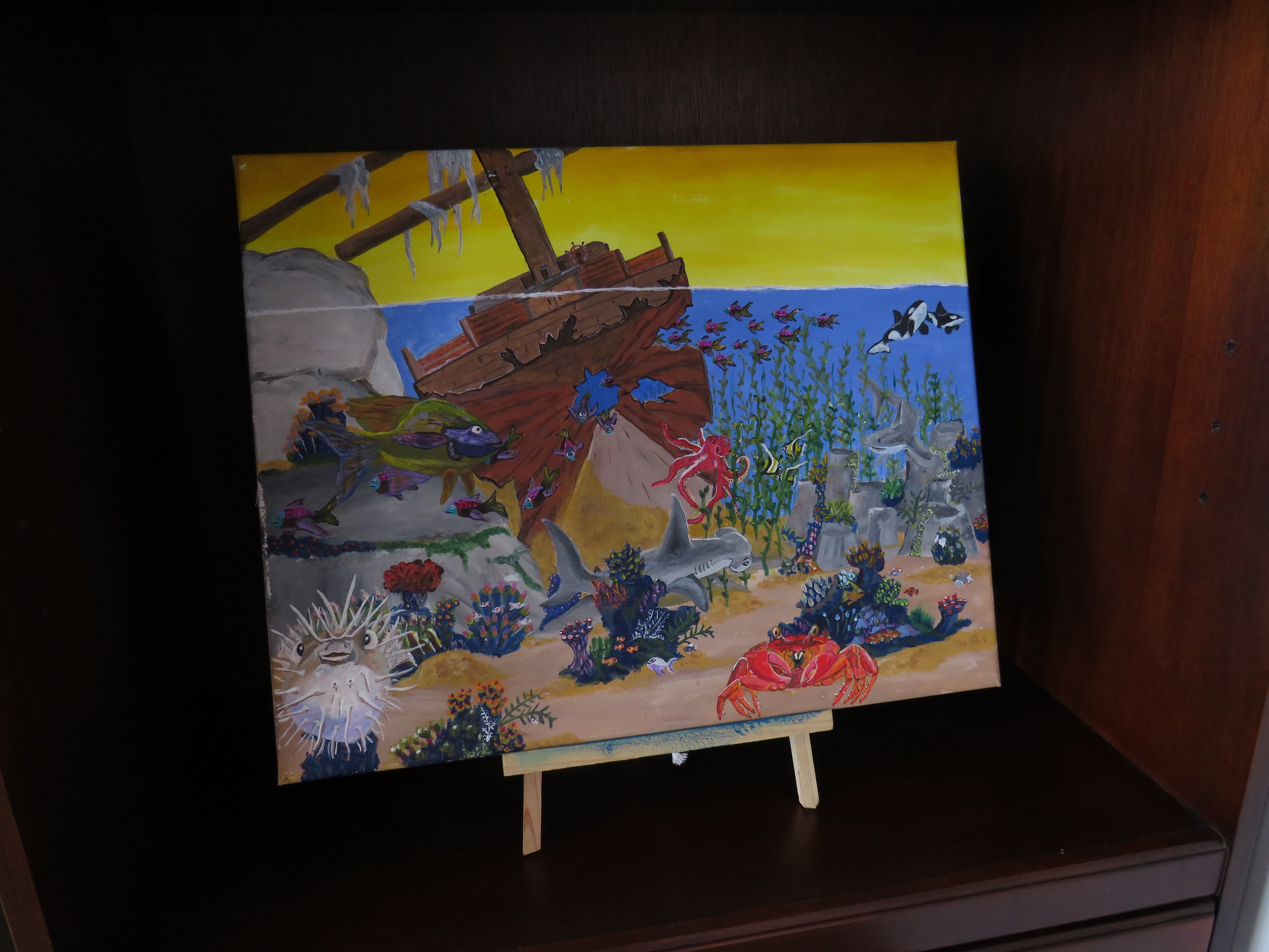 "Under the Sea" 1 of 1 Original Painting