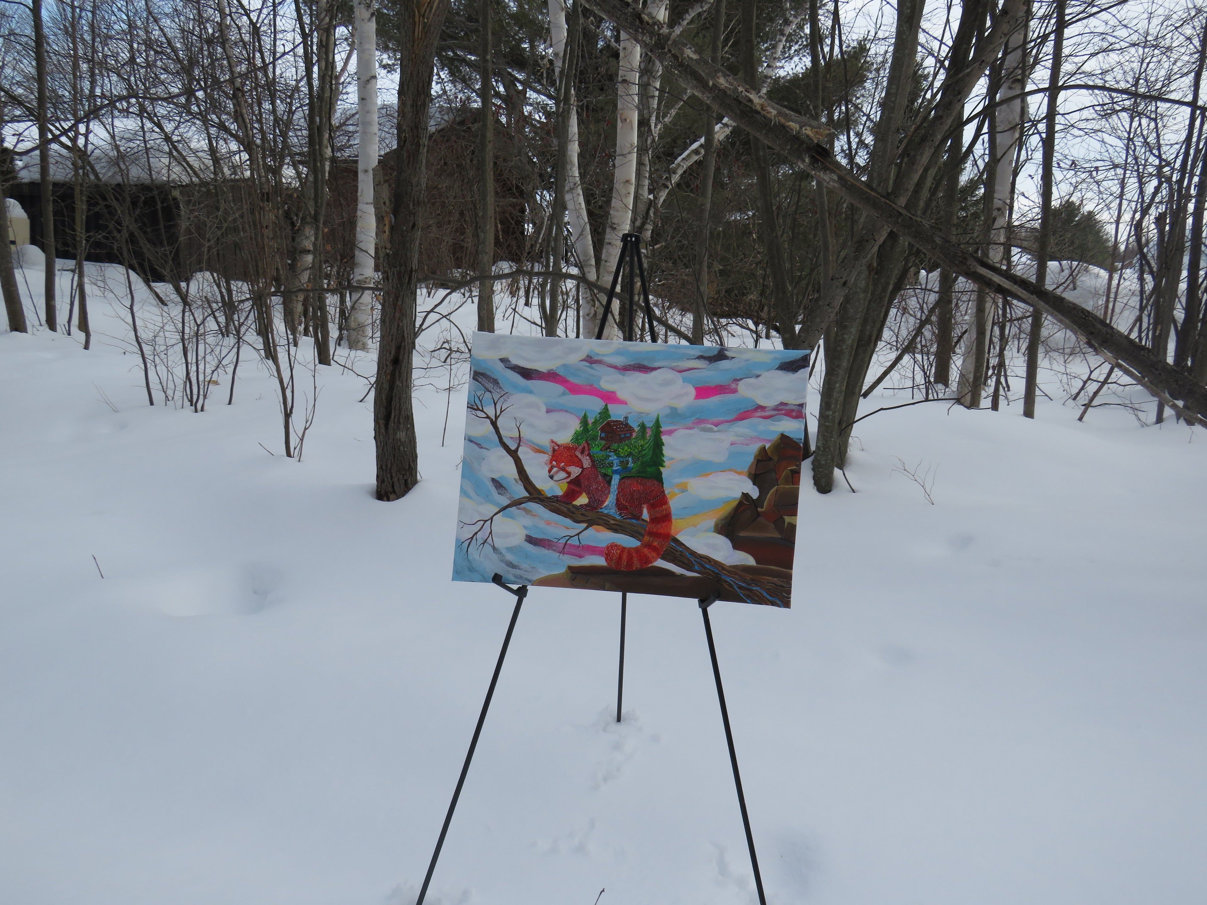 "Balance & Solitude | A Habre’s Duty" 1 of 1 Original Painting