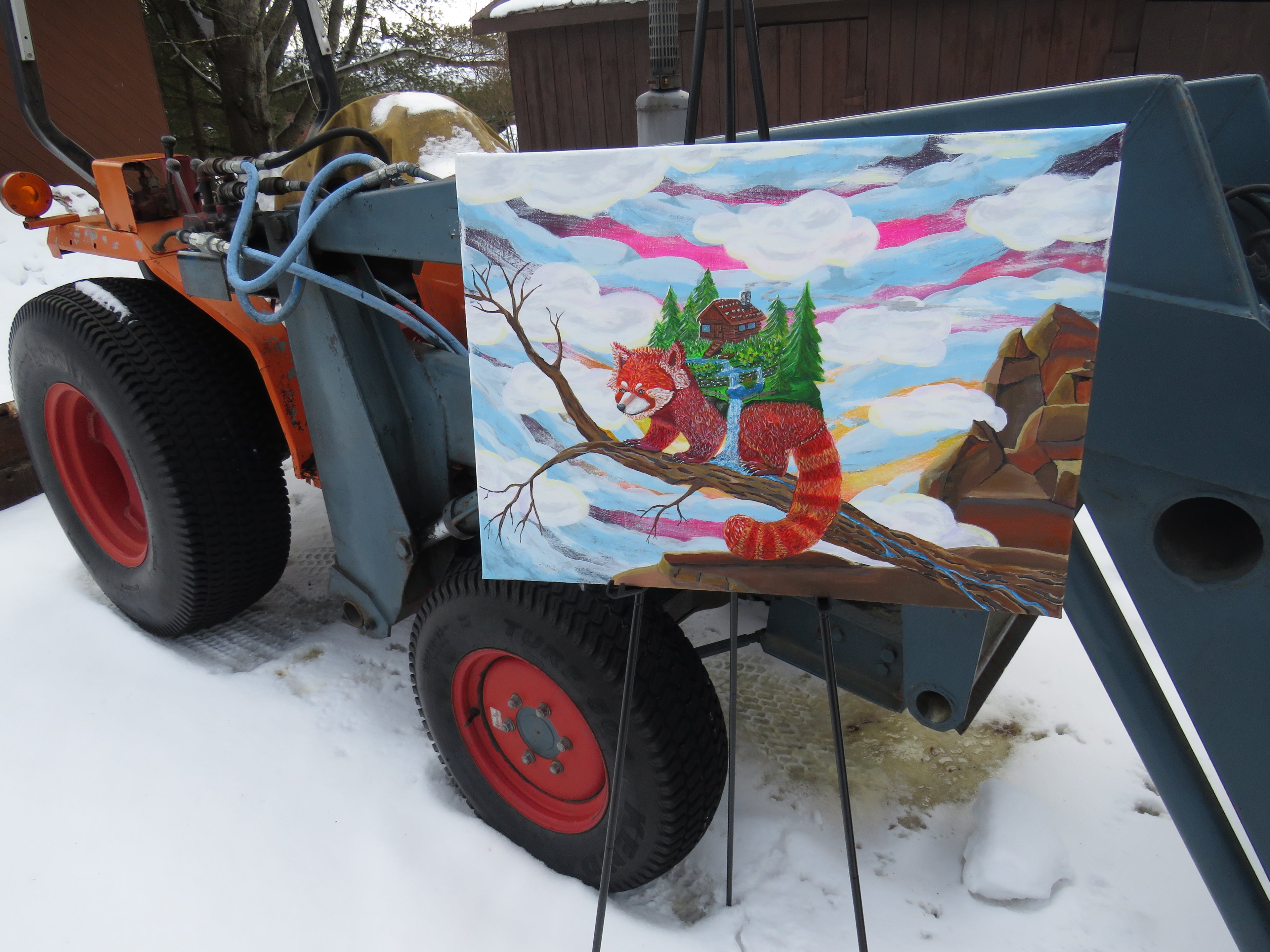 "Balance & Solitude | A Habre’s Duty" 1 of 1 Original Painting