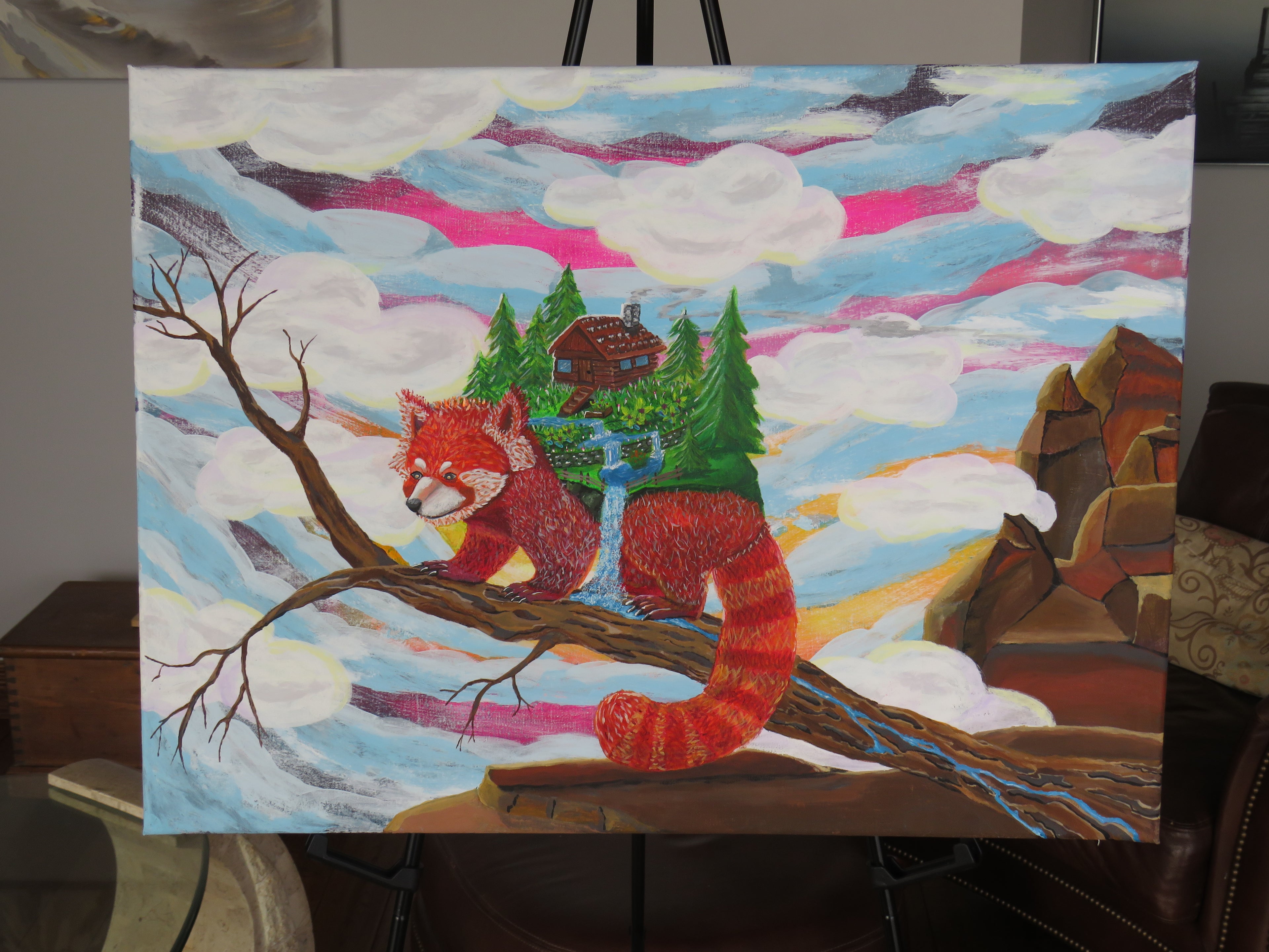 "Balance & Solitude | A Habre’s Duty" 1 of 1 Original Painting