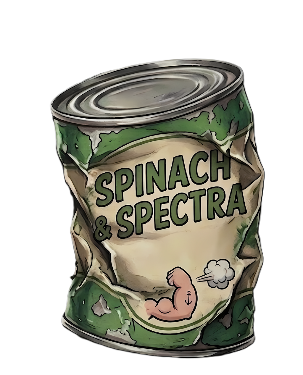 "Spinach & Spectra" BURNS Hoodie