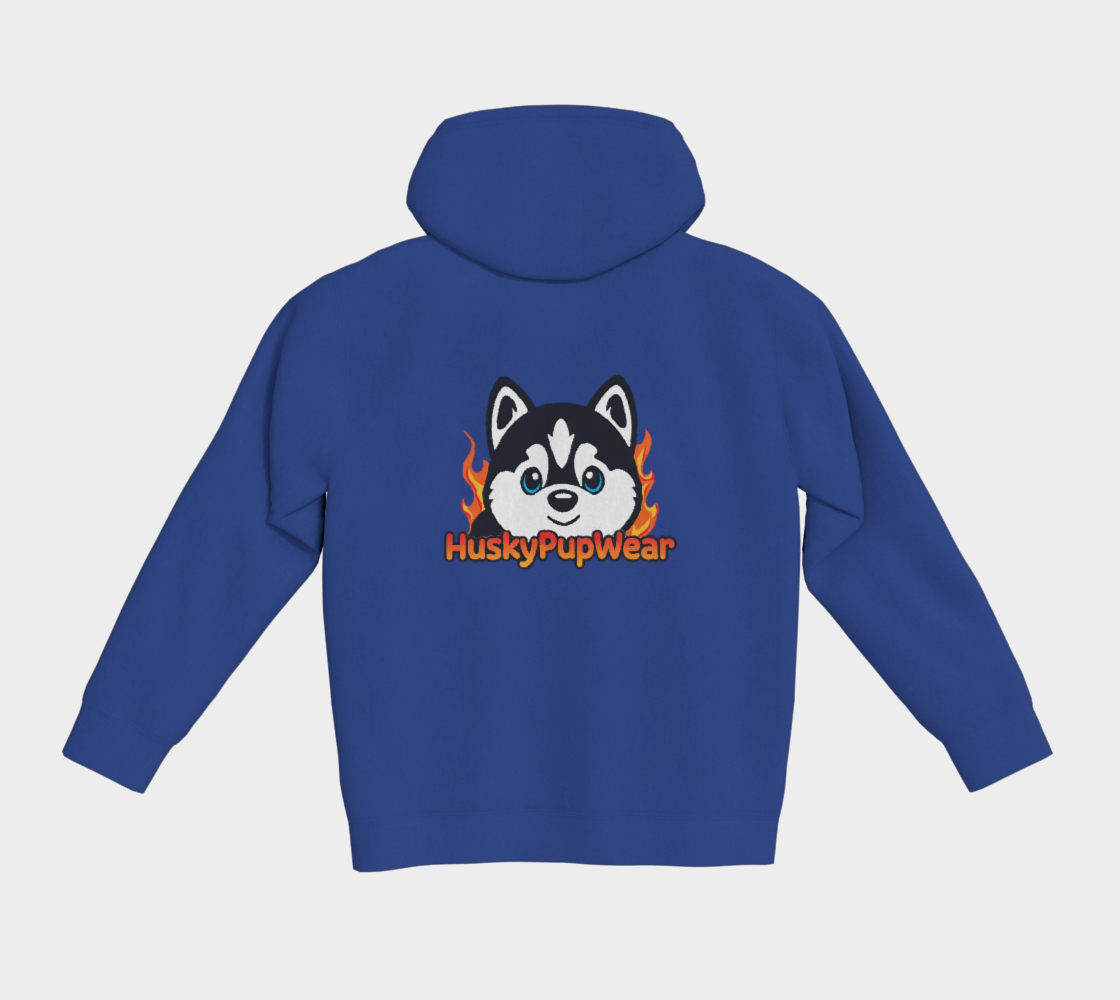 HuskyWear back Pup Logo Hoodie